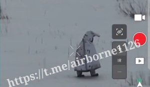 120-я бригада ТрО поразила "замаскированного" оккупанта прямым ударом дрона в голову. ВИДЕО