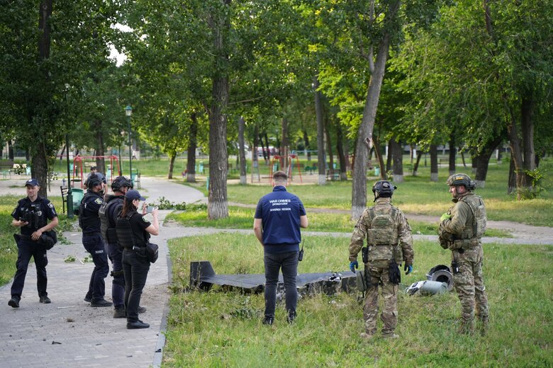 Shahed crashed in a Kharkiv park and did not explode. What is known