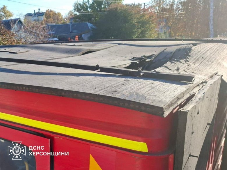 ворог ударив по рятувальниках у Херсоні