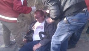 На марш ультрас за единство Украины напали пророссийские активисты: есть тяжело раненные. ВИДЕО+ФОТОрепортаж