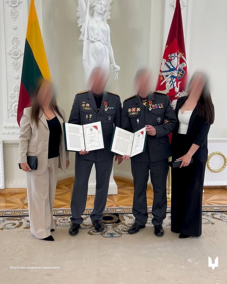 Науседа нагородив воїнів ССО за евакуацію тіла литовського добровольця