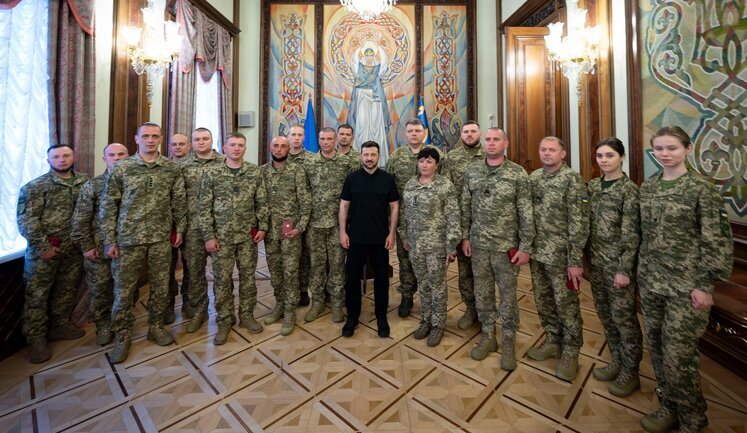 Зеленський вручив нагороди військовослужбовцям Держспецзв’язку. ФОТОрепортаж