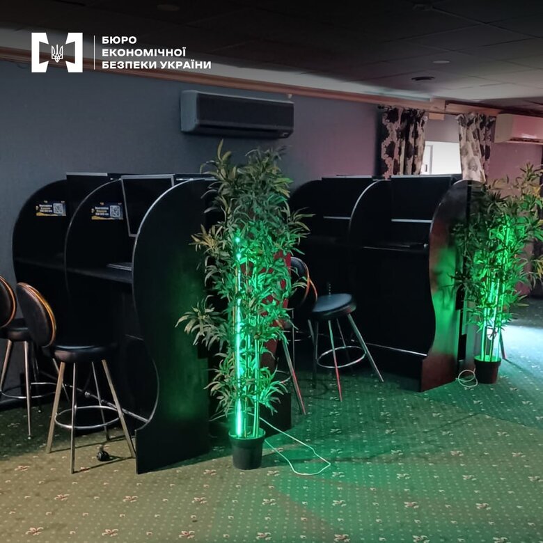 БЕБ ліквідували сім нелегальних гральних закладів у Київській області