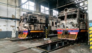 Уничтожено 27 вагонов пригородных поездов в результате удара РФ по Фастову.. ФОТОРЕПОРТАЖ