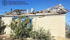 Последствия обстрела Запорожской области