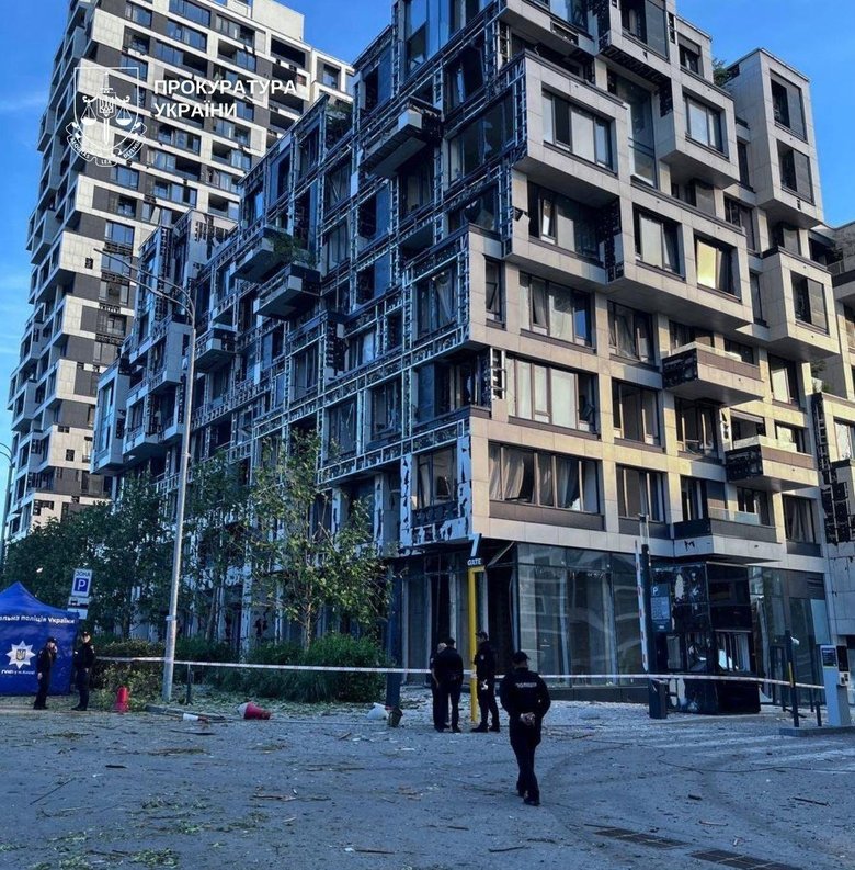 Kyiv after the shelling on 2 June