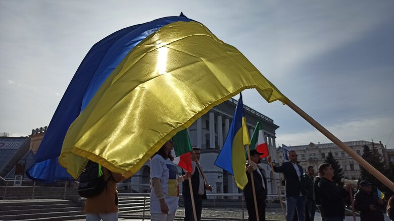 Iranians protested on Maidan against their country’s participation in war with Ukraine 04