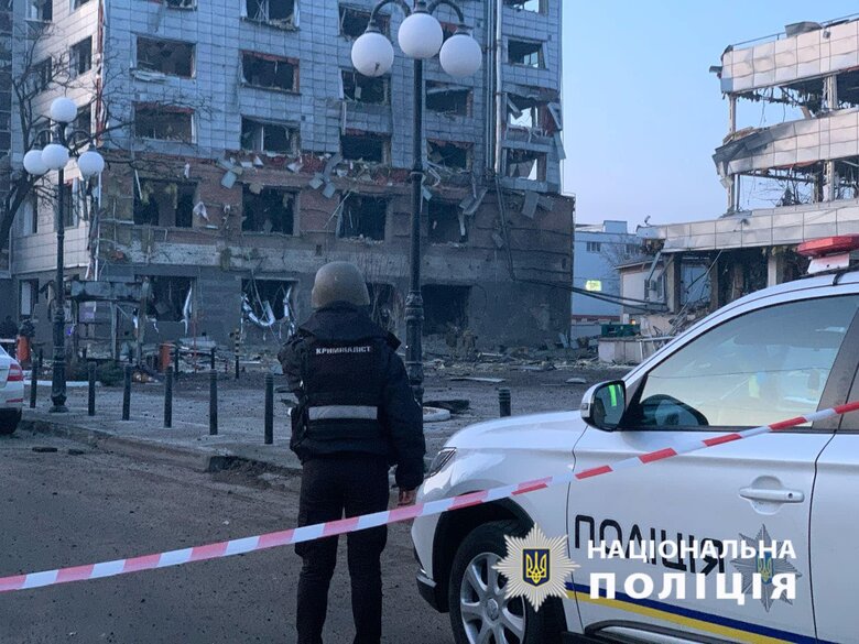 наслідки удура по Києву 1 лютого 2025 року