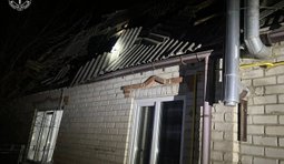 Масований удар дронами по Люботину: троє постраждалих