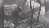 artillerymen destroying occupiers