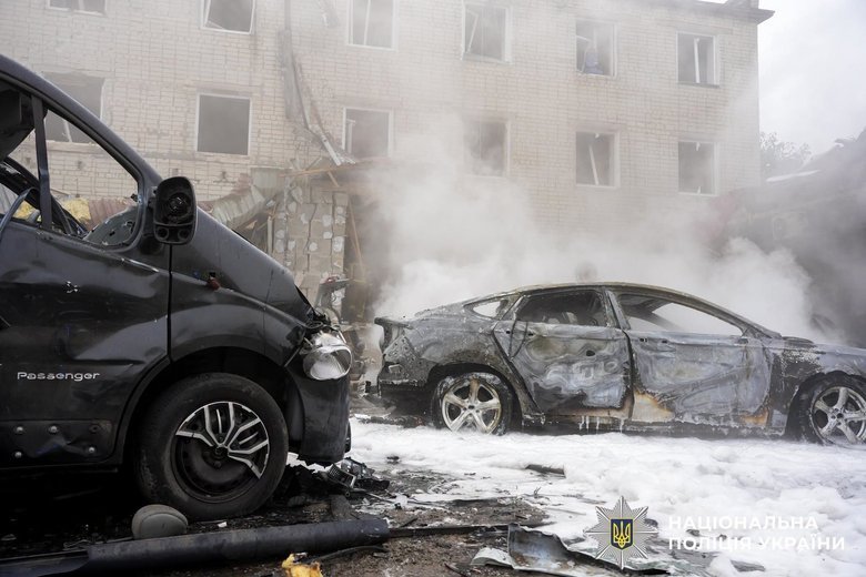 Russian attack on Rivne on 14 October – eight wounded, four hospitalised
