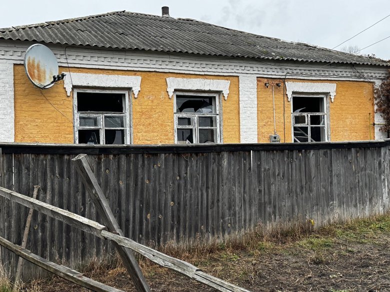 Новгород-Северский после обстрела