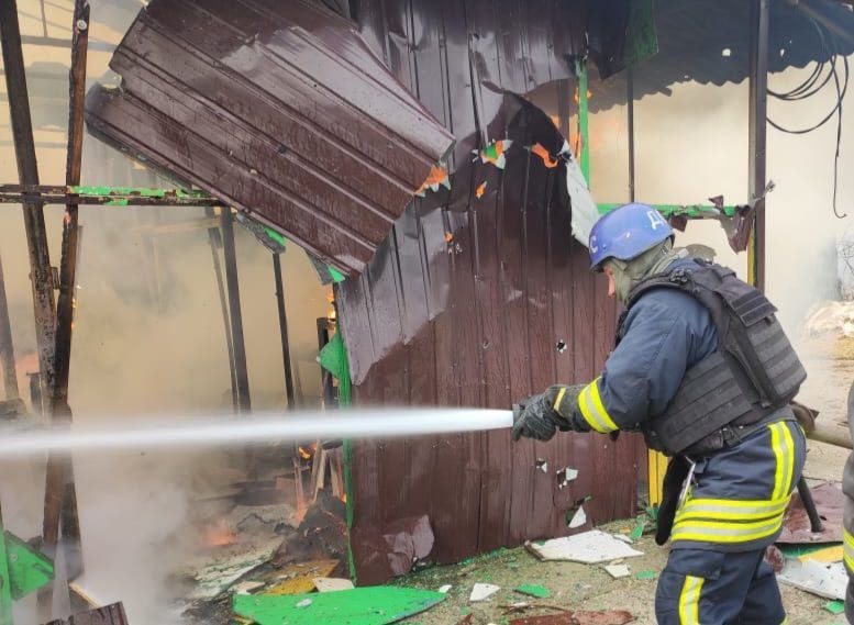 Наслідки обстрілу Нікопольщини