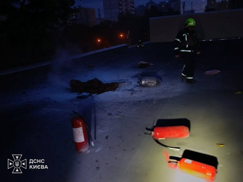 Пожежа в Оболонському районі