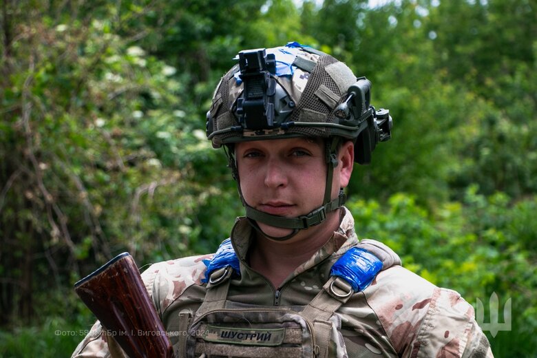 Воїн 58-ї окремої мотопіхотної бригади Олександр (псевдо Шустрий)