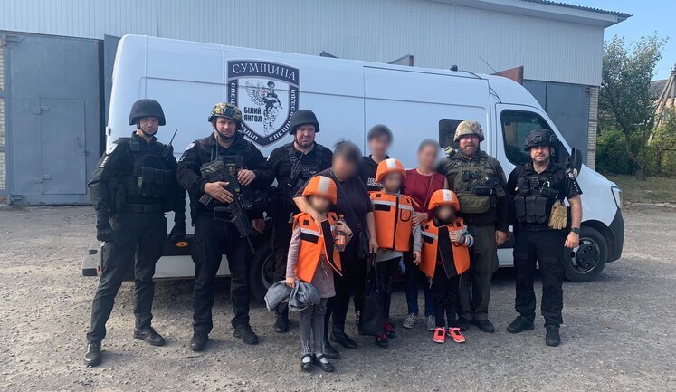 12 children evacuated from Krasnopillia community in Sumy region due to constant hostile shelling. PHOTOS