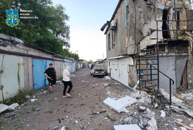 Київ після обстрілу 6 червня