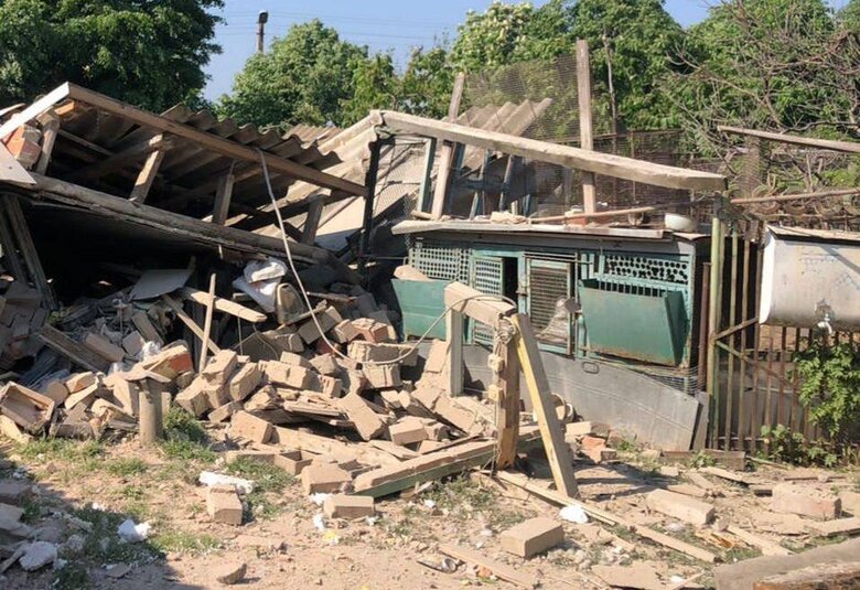 Russians shelled Nikopol with heavy artillery 02