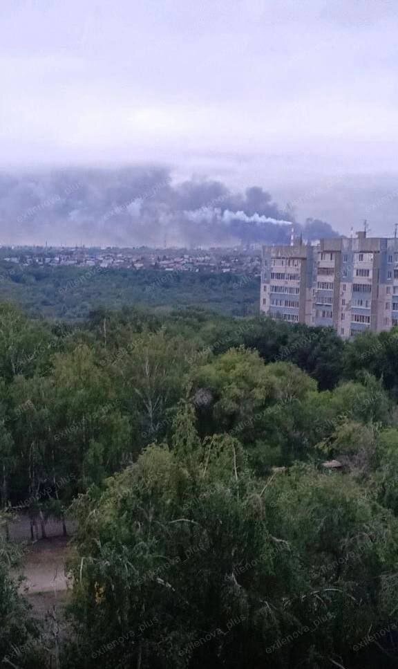 Strike on an oil refinery in Syzran