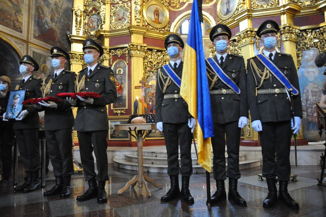 С умершим ветераном ОУН-УПА и дивизии Галичина Орестом Васкулом простились в Киеве 05