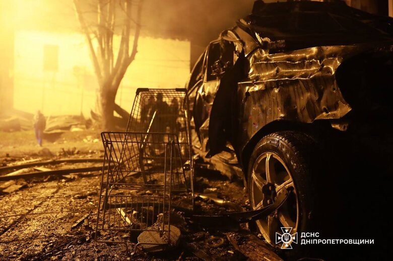 The attack on Dnipro