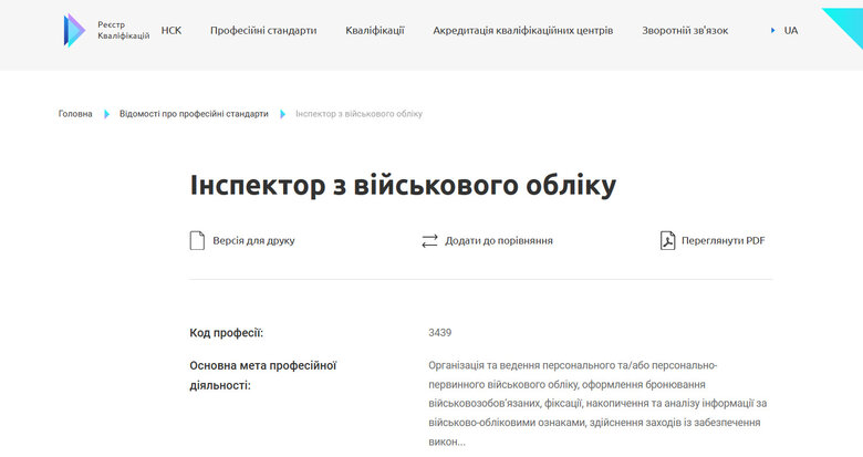 Інспектор з військового обліку