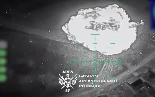 Мінус рідкісний міномет "Тюльпан" і рашист, який вів з нього вогонь: бойова робота бомбера Vampire бійців 57-ї ОМПБр. ВIДЕО