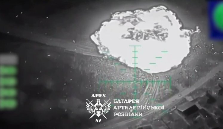 Мінус рідкісний міномет "Тюльпан" і рашист, який вів з нього вогонь: бойова робота бомбера Vampire бійців 57-ї ОМПБр. ВIДЕО