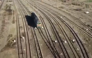 "Укрзализныця" с помощью беспилотника поймала воров топлива. ВИДЕО