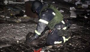 Consequences of Russia’s night drone attack on Dnipro: person was wounded, civilian infrastructure damaged. PHOTOS