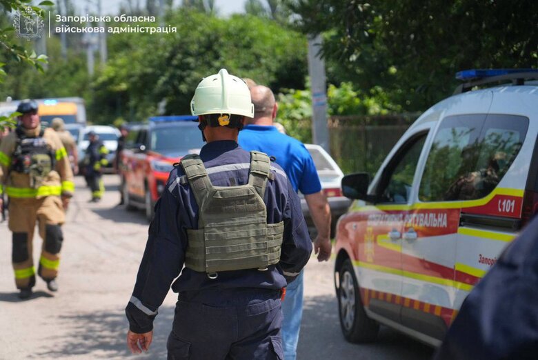 Запоріжжя після обстрілу