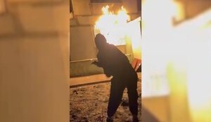 Нацполиция задержала группу злоумышленников, которые на заказ жгли дома по всей Украине.. ВИДЕО+ФОТОрепортаж