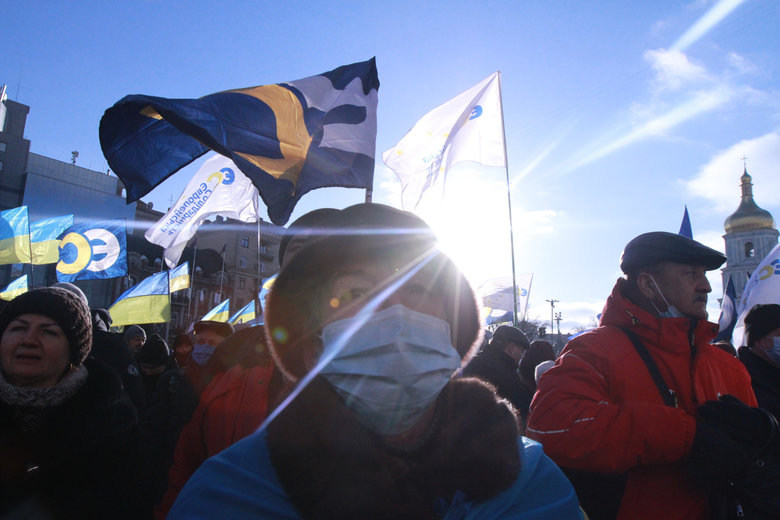 Хода на підтримку Порошенка з-під Печерського суду до Офісу Зеленського 05
