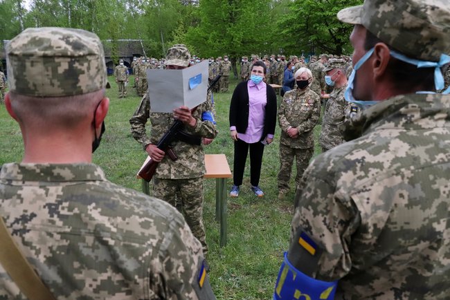 Явка резервістів у перший день навчань територіальної оборони Чернігівської області перевищила 100% 04