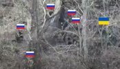 п’ятеро окупантів атакують одного українського воїна