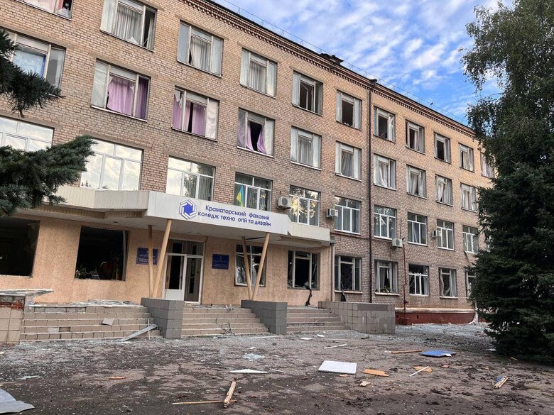 Russian troops shelled Kramatorsk, damaged educational institutions, - City Council 01