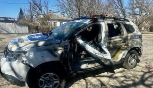 Враг ударил дронами по Никопольскому району: 9 раненых, среди них - ребенок и 6 полицейских, один - "тяжелый". ФОТО