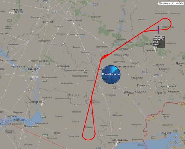 Безпілотник США провів розвідку в небі над Донбасом і Чорним морем 04