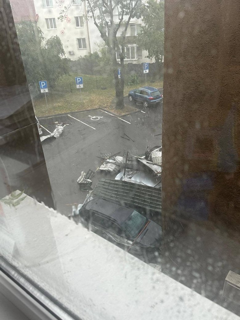 Гроза во Львове 29 июня: поваленные деревья и сорванные крыши