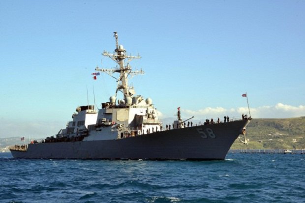 сша море эсминец черное