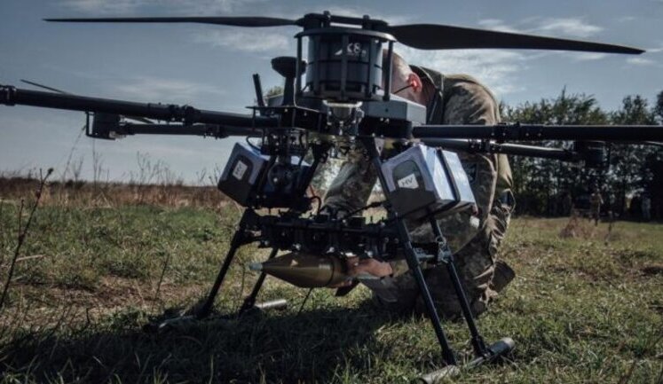 Border guards destroyed more than dozen occupiers’ positions in Kharkiv region using "Baba Yaga" attack drone. VIDEO