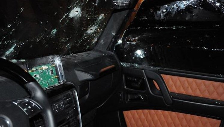 Покушение на запорожского "смотрящего": в машину Анисимова попали более 20 пуль. ФОТОрепортаж