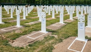 Могили на меморіальному кладовищі відновили після негоди