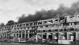 Російський удар по Києву знищив логістичний комплекс, склади WOG і "Книголав"