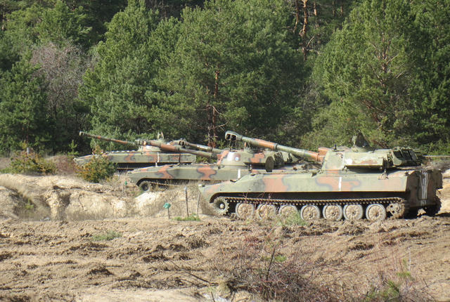 SPG live fire drills took place in Chernihiv region 02