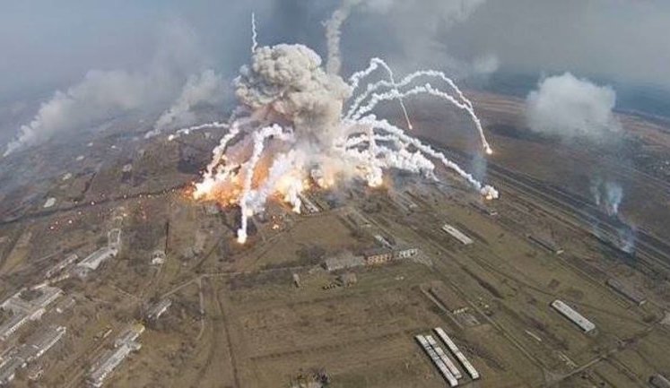 Пожар в Балаклее уничтожил боеприпасы на $1 млрд