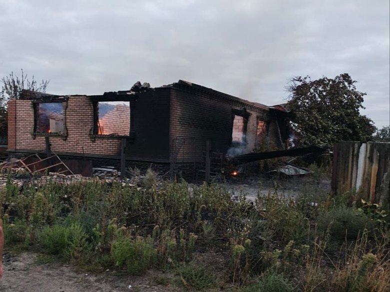 Shelling of Donetsk region on 3 September