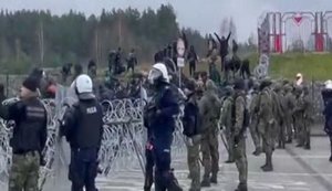 Близько 150-200 мігрантів прорвалися до Польщі з Білорусі. ВIДЕО