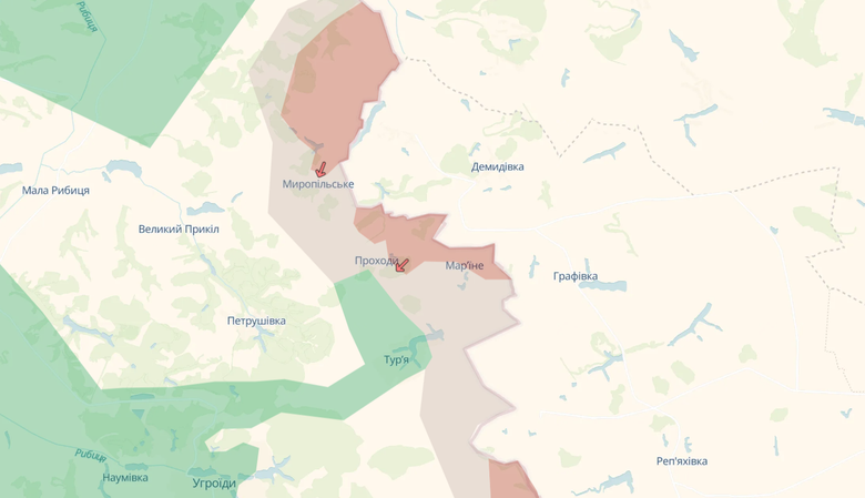 Росіяни мають просування на Сумщині: подробиці