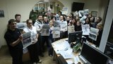 Конфликт в газете "Сегодня": коллективу предложили уволиться. ФОТОрепортаж